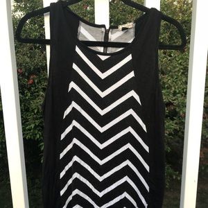 Black and White Tank Top